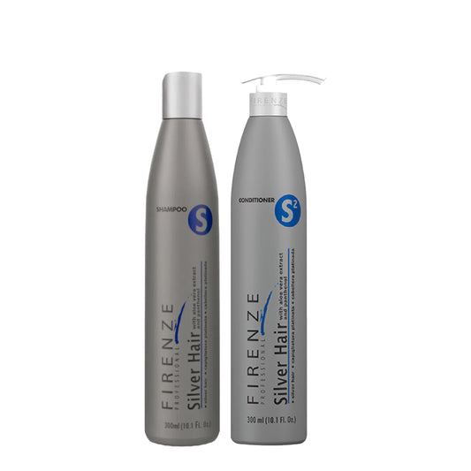 Pack Silver Hair Shampoo + Acondicionador 300ml | Firenze